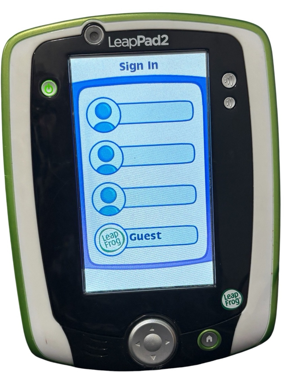LeapFrog LeapPad2 Explorer Green & White Learning Tablet & 1 Game